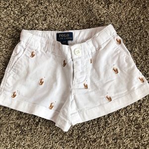 Gently used. Polo Ralph Lauren toddler girl shorts. 3T